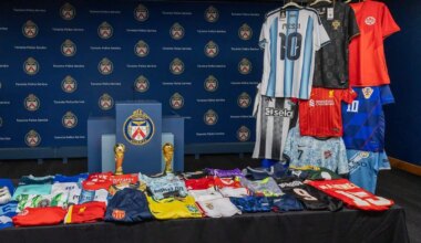 fake soccer jersey sales leads to arrest of mississauga man in ontario.