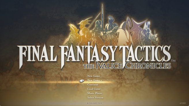 Final Fantasy Tactics The Ivalice Chronicles 1.5.0 update