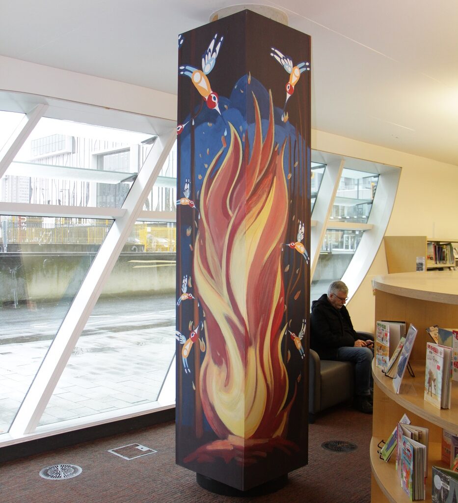 Indigenous murals unveiled at Surrey Libraries’ City Centre branch