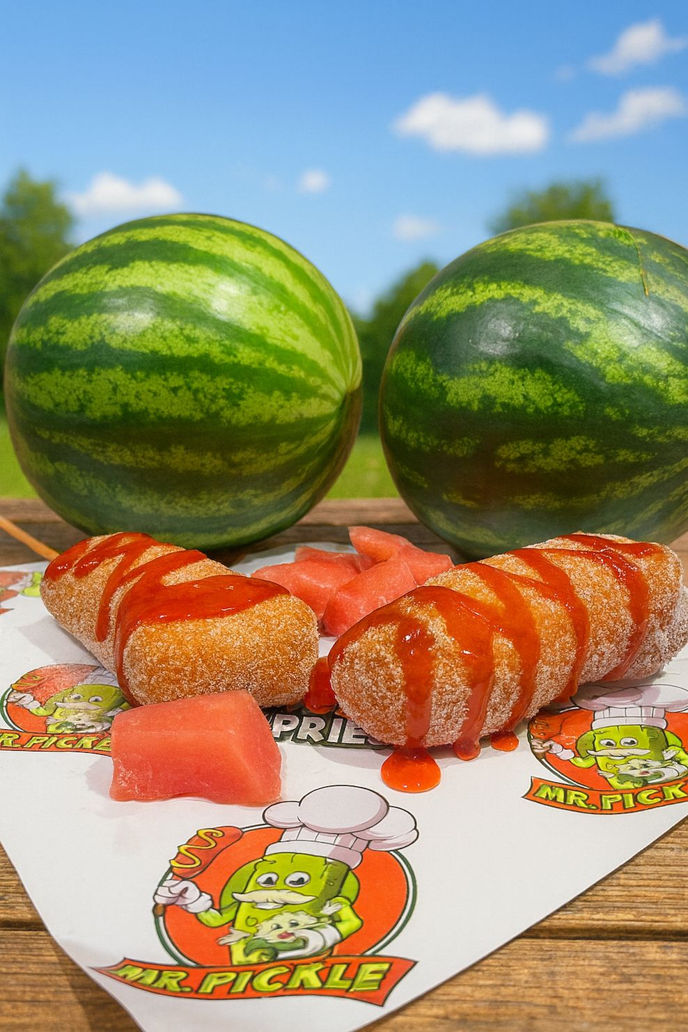 Fried Frozen Watermelon