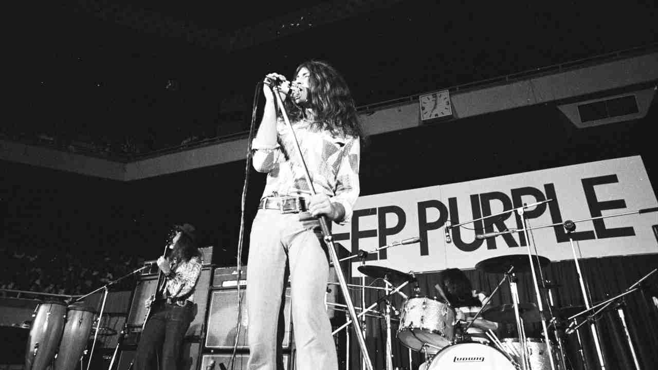 Deep Purple performing onstage at Nippon Budokan in August, 1972