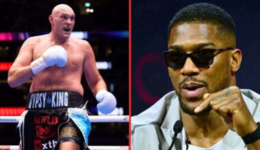Anthony Joshua dares Tyson Fury to face dangerous KO artist before him : “Step forward”