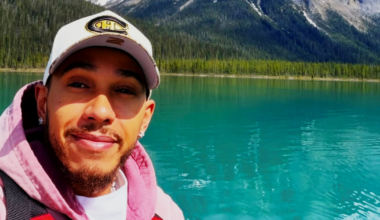 Lewis Hamilton swaps horsepower for paddle power in Canadian Rockies