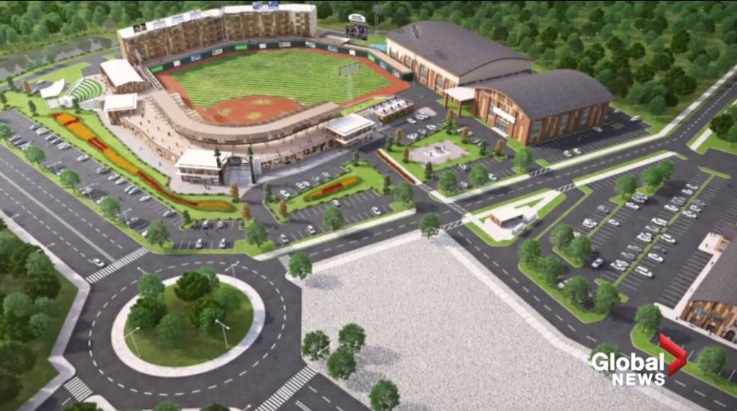 Click to play video: 'Plans for new Edmonton Prospects baseball field in Spruce Grove released'
