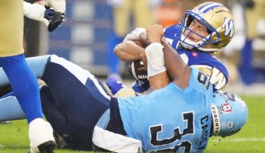 Linebacker Aaron Casey among Argonauts final cuts