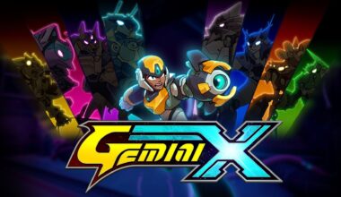 2.5D Metroidvania game Gemini X announced for PC - inspired by 32-bit run-and-gun platformers