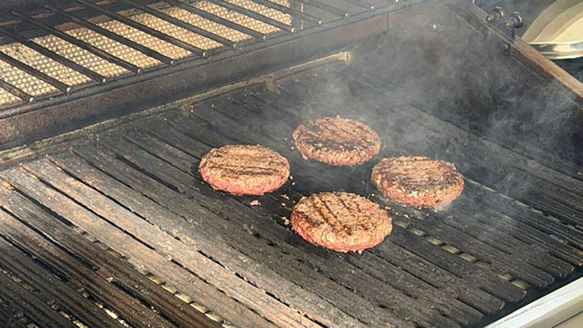 Screencaps reader Gen X Warren M. grilled burgers with his father-in-law.