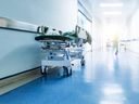 A hospital hallway