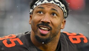 Myles Garrett’s goodbye message to Browns fans: ‘Cleveland made me tougher’