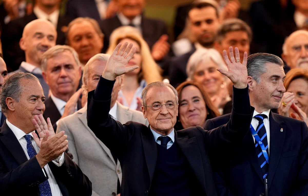 Florentino Perez re-elected Real Madrid president after first member vote in 20 years
