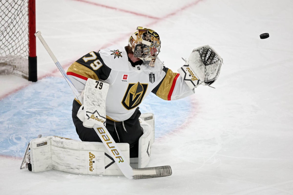 ‘No means no’ chanted at Carter Hart during Stanley Cup Final Game 2