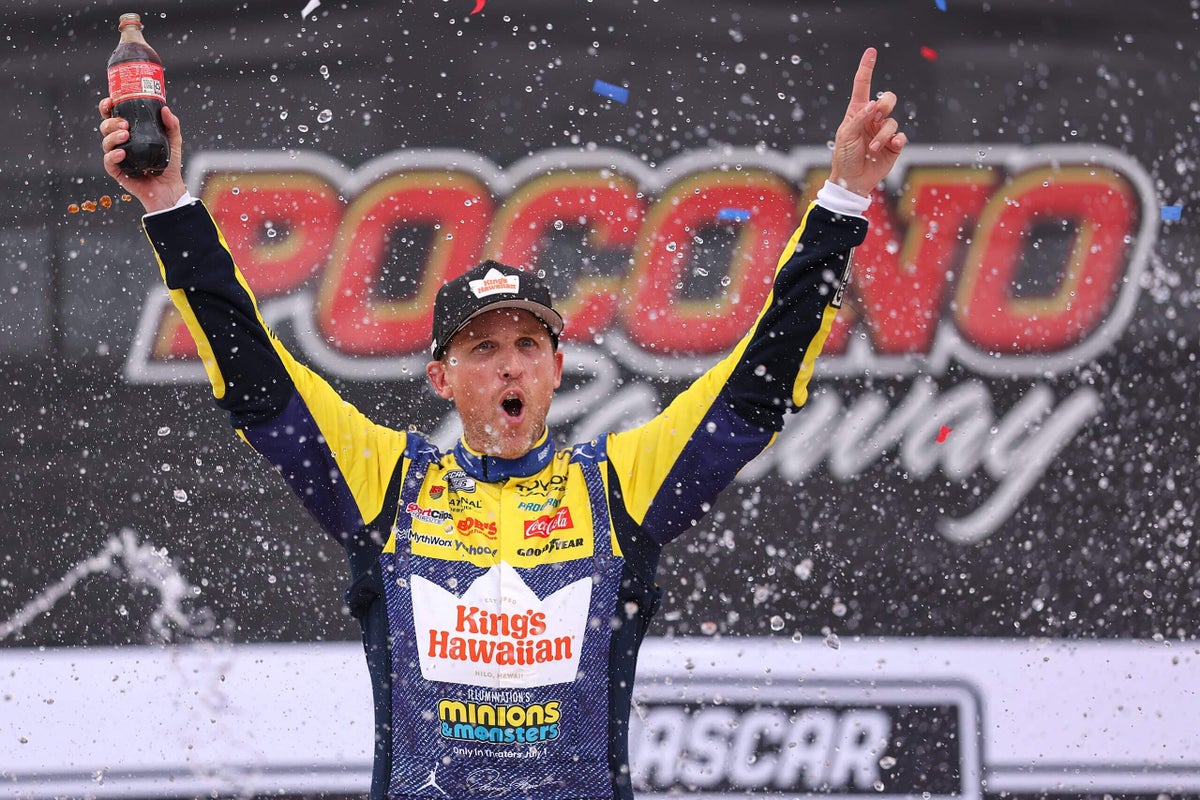 NASCAR Pocono takeaways: Denny Hamlin joins elite list in third straight win