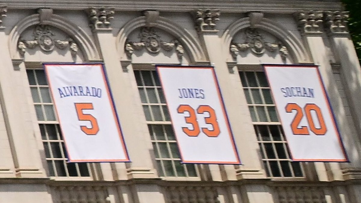 Patrick Ewing retired number incorrectly used at Knicks’ parade – NBC Los Angeles