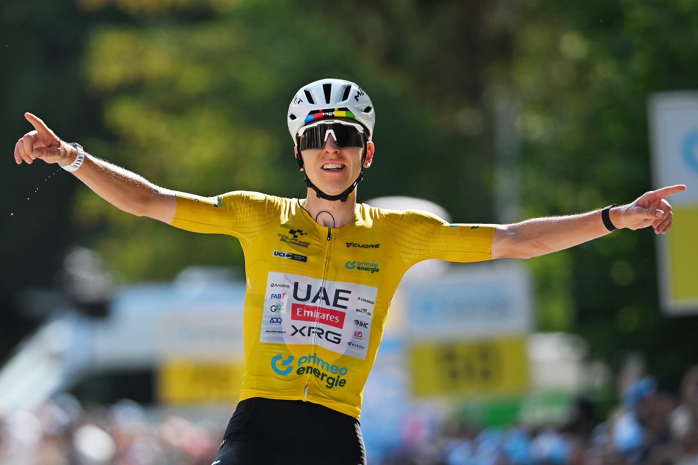 Winning Sunday was the 121st victory thus far of Tadej Pogacar's career (Photo: Tim de Waele/Getty Images)