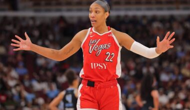 Aces star A’ja Wilson ruled out of Commissioner’s Cup final against Liberty