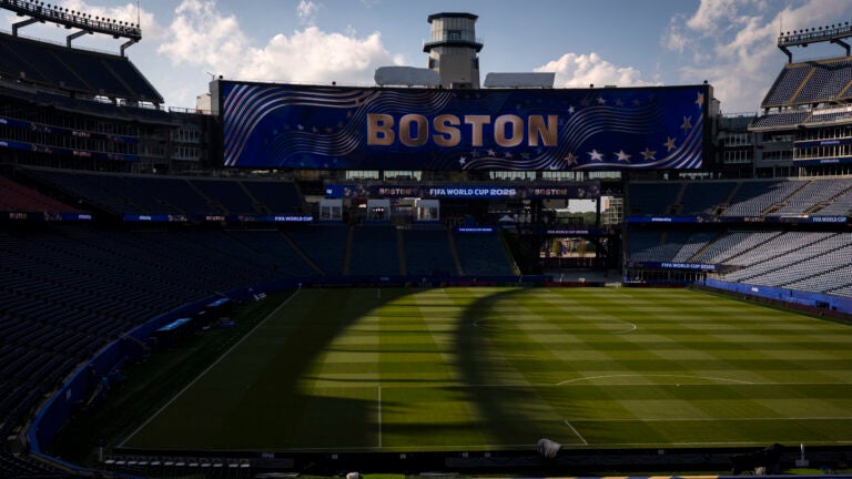Gillette Stadium grass Boston Stadium World Cup NFL