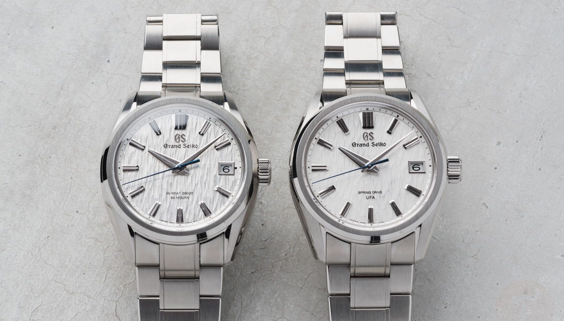 Grand Seiko Evolution 9 Collection Hi-Beat 36000 white birch models