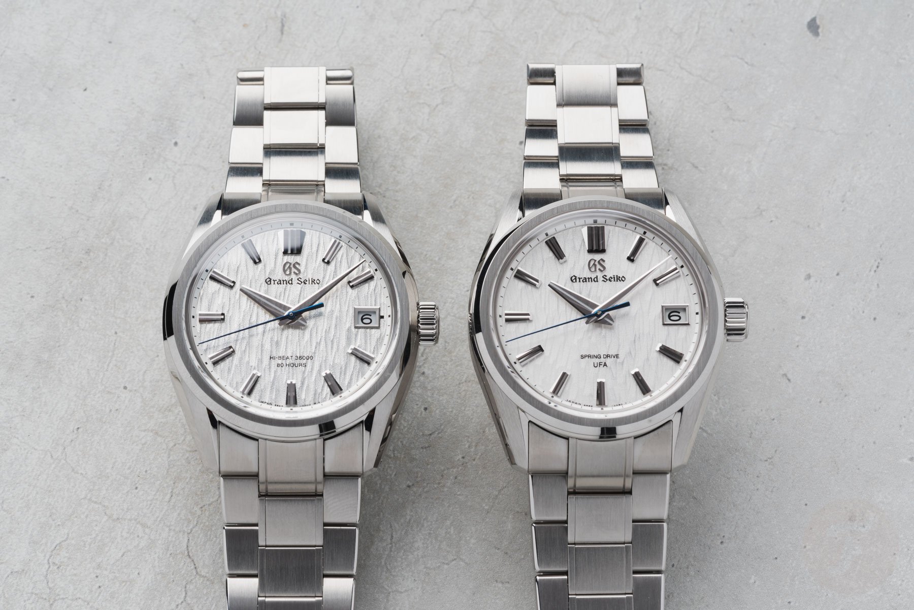 Grand Seiko Evolution 9 Collection Hi-Beat 36000 white birch models