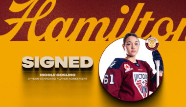 PWHL HAMILTON SIGNS NICOLE GOSLING TO THREE-YEAR CONTRACT | PWHL