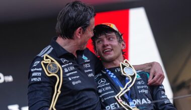 Mercedes boss Toto Wolff: ‘Always mixed feelings’ after Monaco Grand Prix podium celebrations