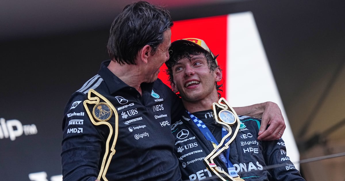 Mercedes boss Toto Wolff: ‘Always mixed feelings’ after Monaco Grand Prix podium celebrations