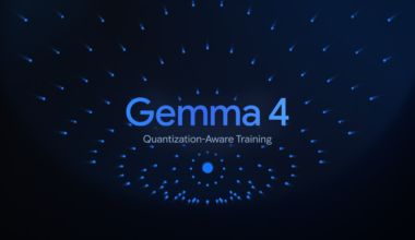 Gemma 4 with quantization-aware training