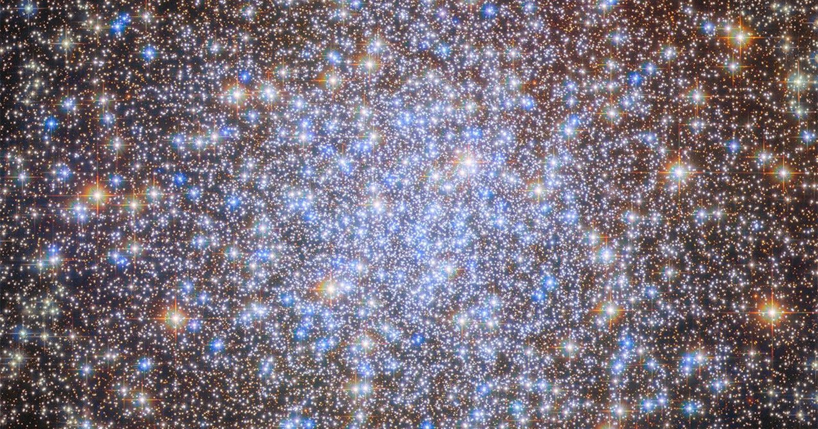 Hubble Delivers Beautiful Photo of a Glowing Cosmic Chandelier
