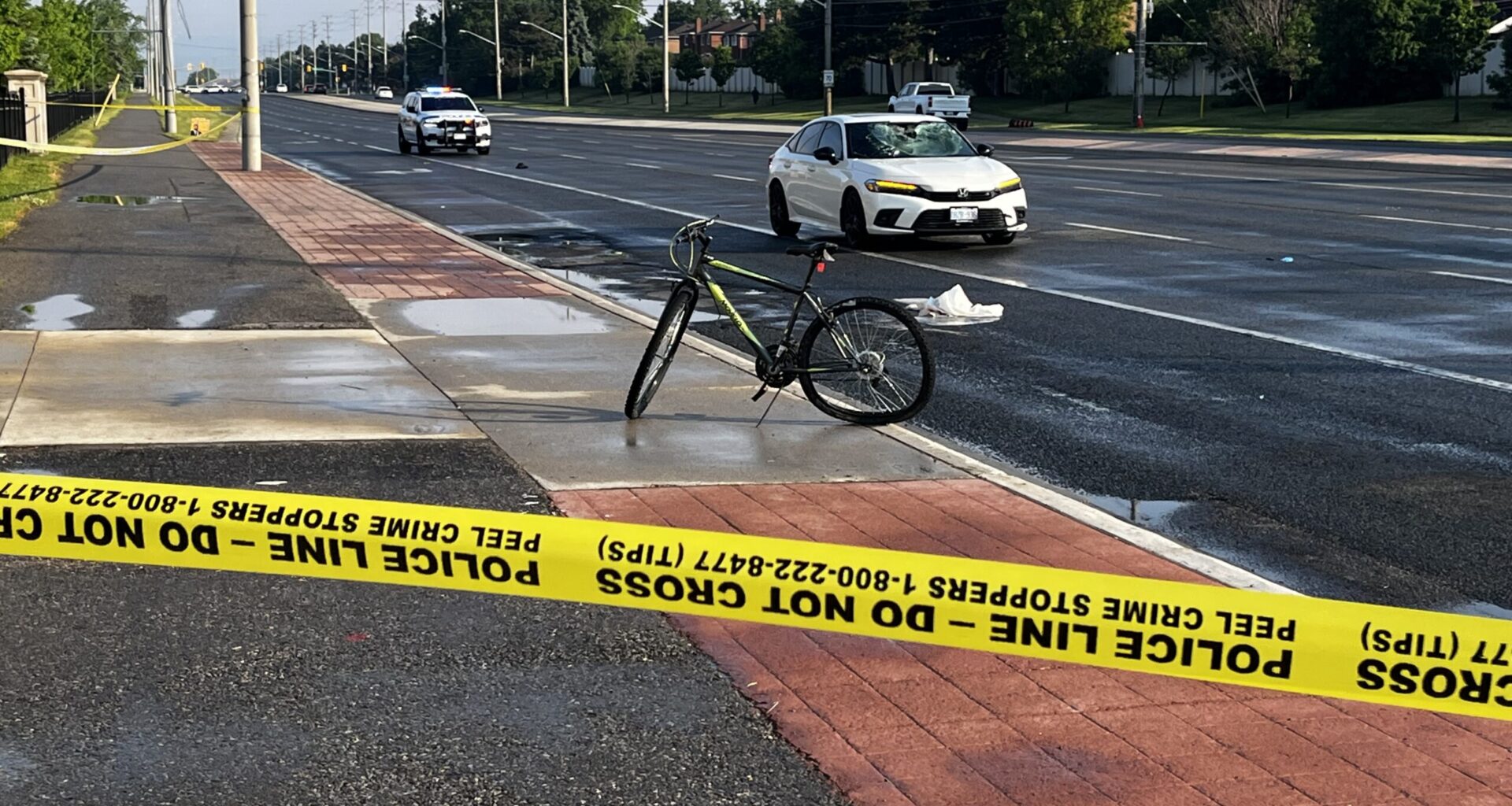 Cyclist in critical condition after being struck by driver in Brampton