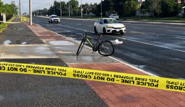 Cyclist in critical condition after being struck by driver in Brampton
