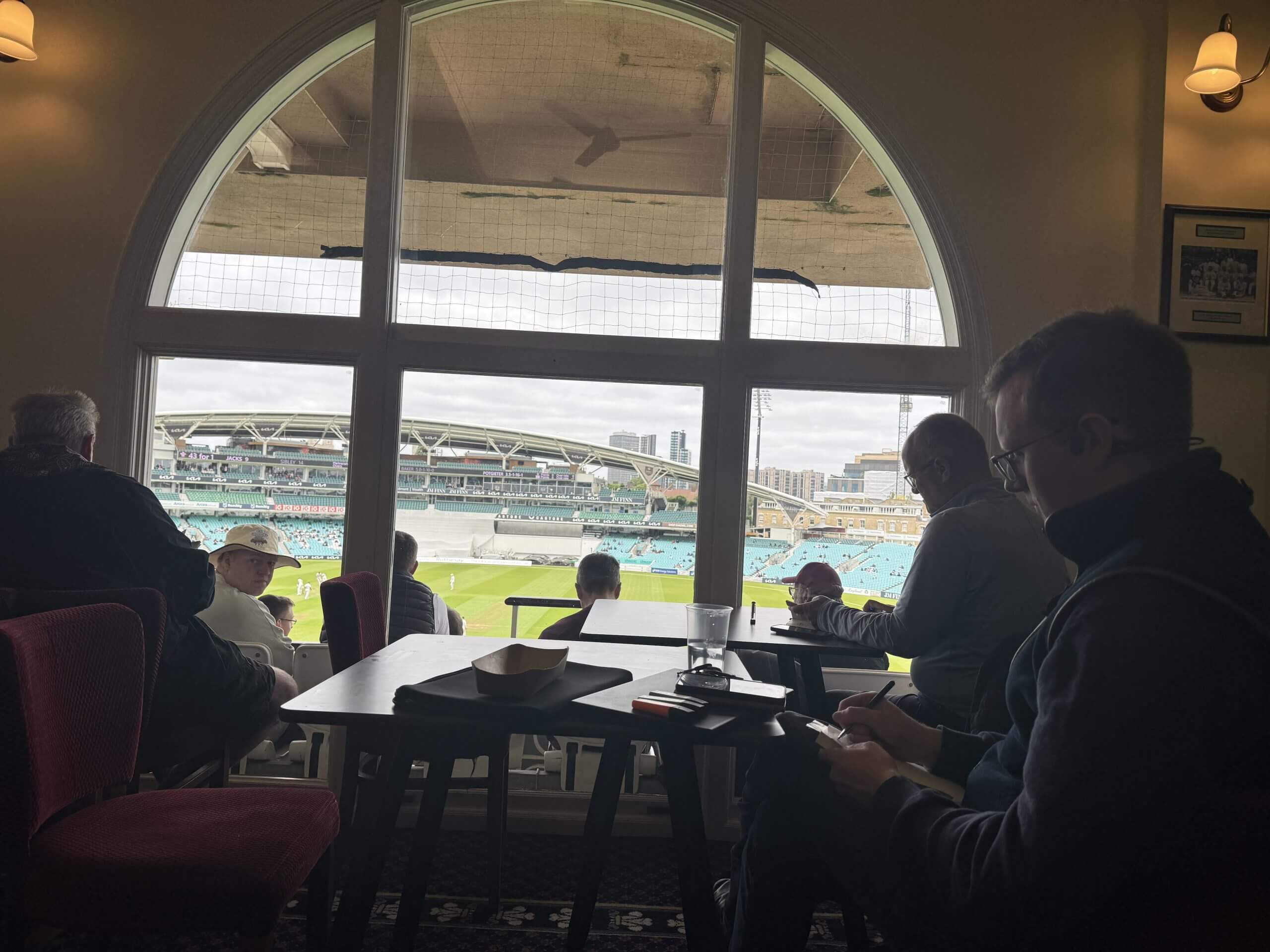 Tom Barnardo, working from the pavilion