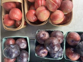 Produce at farmers market.