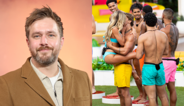 Iain Stirling and 'Love Island USA' season eight.