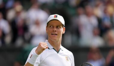 Defending champion Sinner comes back to beat Kecmanovic in 5 sets in 1st round of Wimbledon