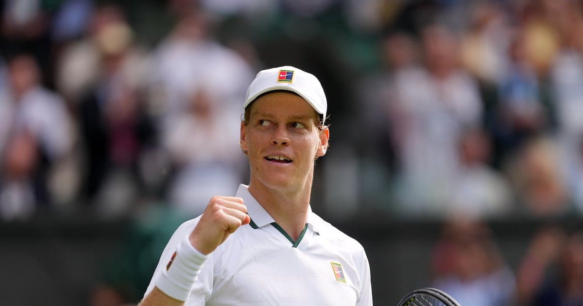 Defending champion Sinner comes back to beat Kecmanovic in 5 sets in 1st round of Wimbledon