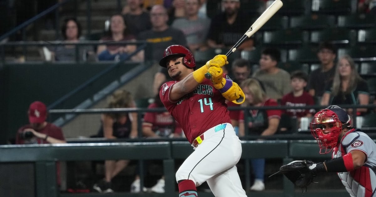 Gabriel Moreno hits two-run homer, Arizona Diamondbacks avoid sweep with win over Washington Nationals