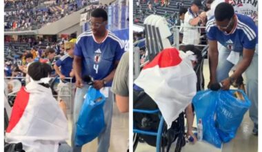 NFL's Jameis Winston wins hearts by joining Japanese fans to clean up stadium after World Cup game 