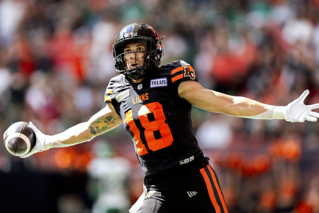 B.C. Lions star Justin McInnis 'almost stopped playing' after misuse by Saskatchewan Roughriders