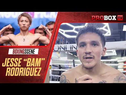 Jesse "Bam" Rodriguez on Naoya Inoue: 'Of Course I Feel I Can Win'