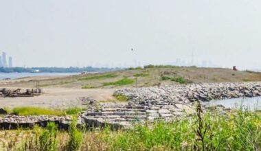 trail work being done at new conservation area in mississauga.