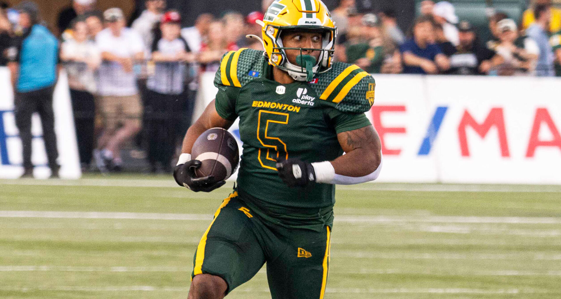 Rankin's pair of touchdowns power Elks over Alouettes in overtime