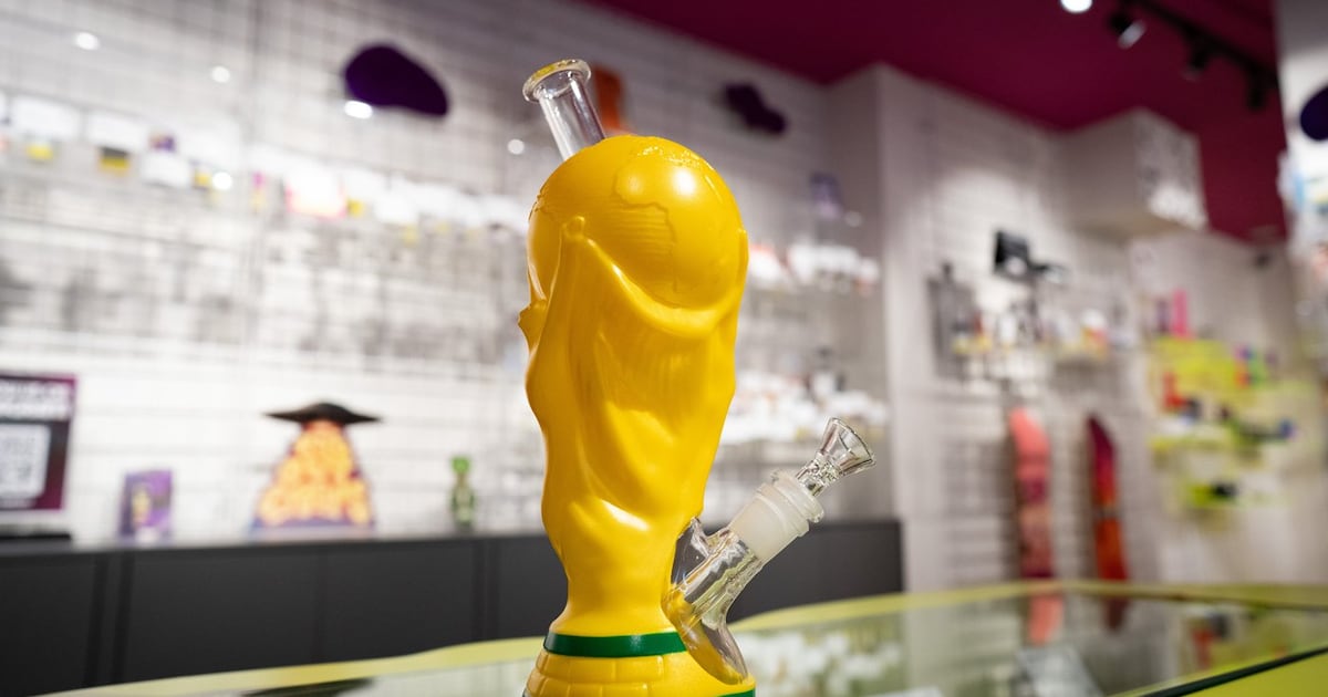FIFA World Cup: Toronto pot shop selling tropy-shaped bong