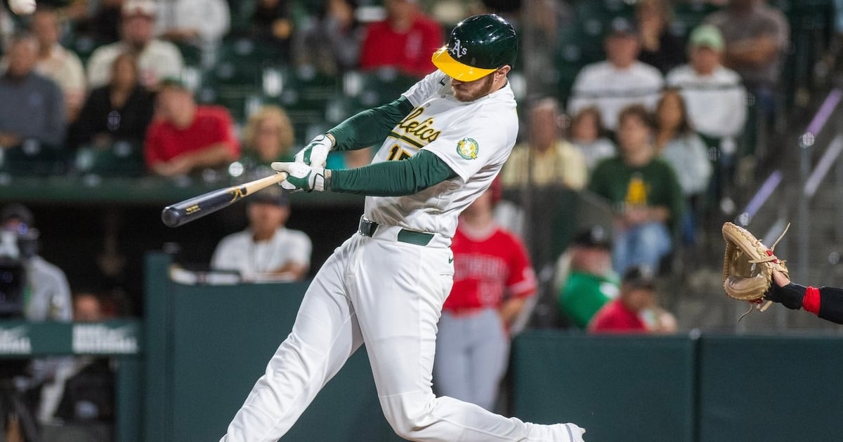 Jonah Heim's pinch-hit HR in 9th helps A's complete huge comeback for win over Angels in 10 innings