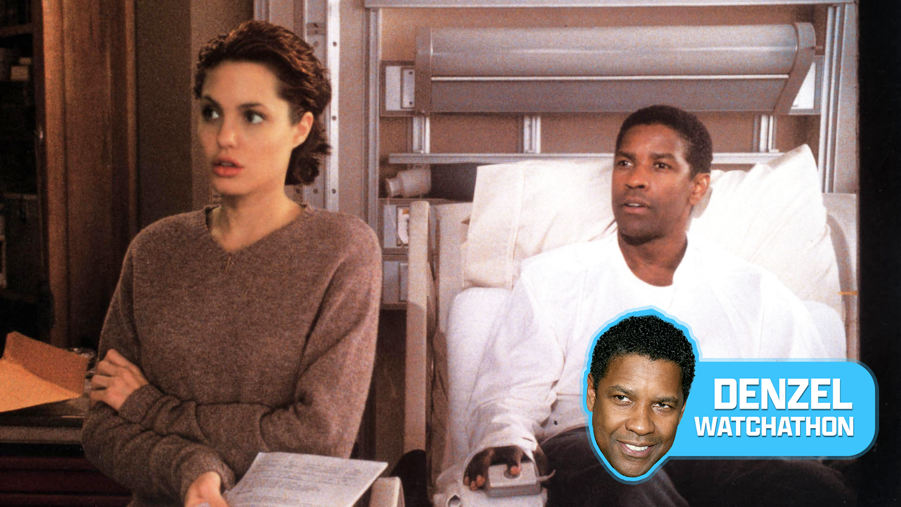 (L-R) Angelina Jolie and Denzel Washington in "The Bone Collector" (1999)