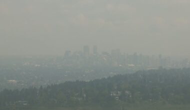 Calgary under air quality warning as smoke blows in from Saskatchewan: Environment Canada - CTV News