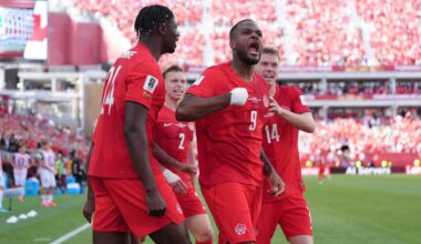 Cyle Larin overcomes Canada’s lack of finishing to earn first-ever World Cup draw