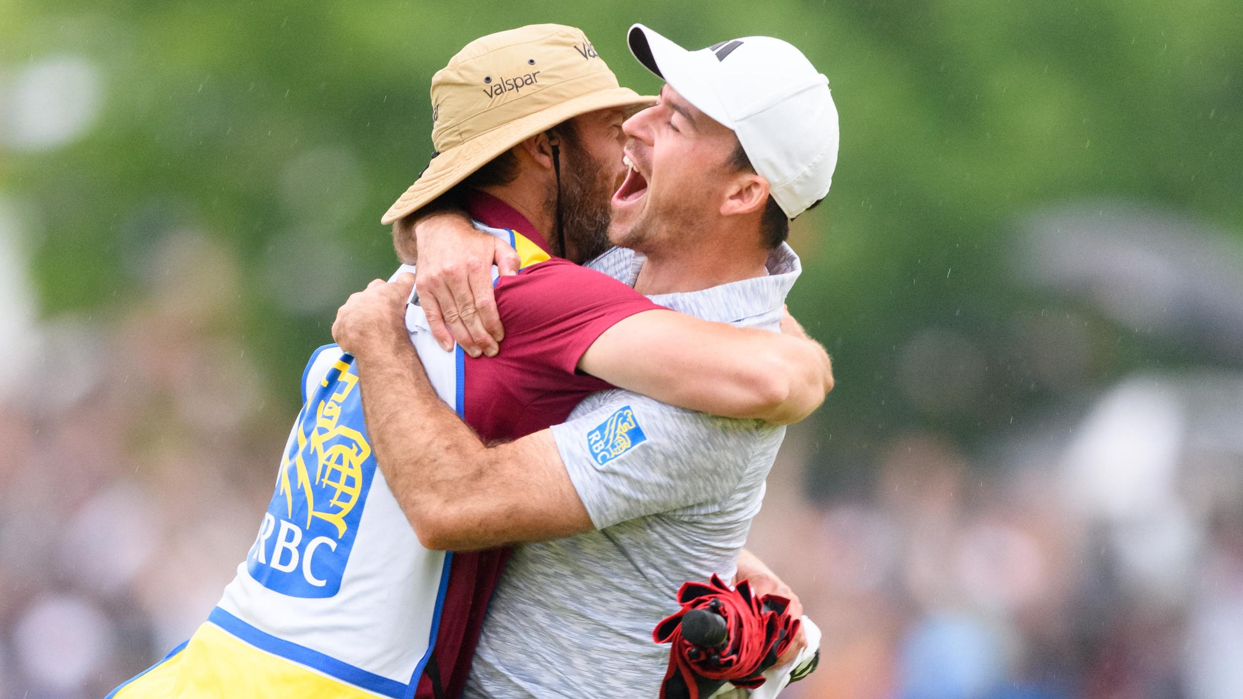 Nick Taylor after winning the RBC Canadian Open
