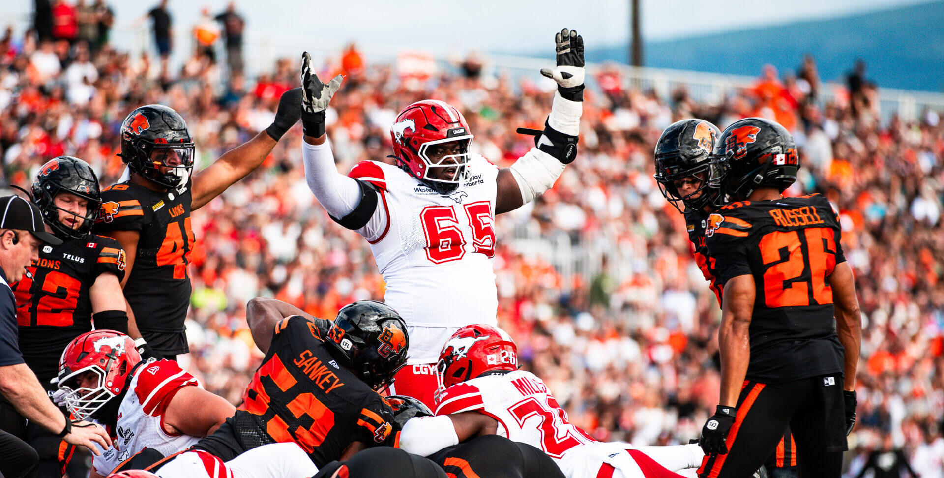 Stamps Offence Dazzles In Win Over BC