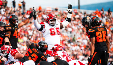 Stamps Offence Dazzles In Win Over BC