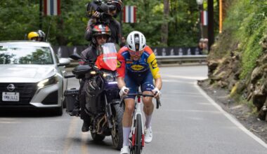 Quinn Simmons breaks free from six riders to ride solo on final lap to third USPro Road Race National Championship victory