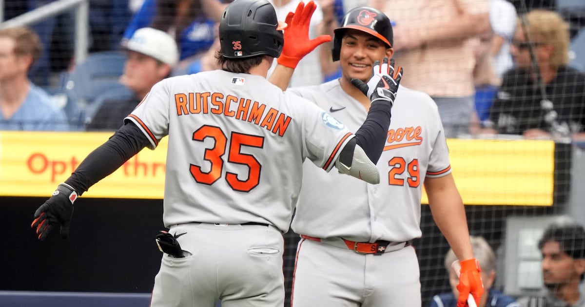 Rutschman powers Baltimore Orioles to rout of Toronto Blue Jays in three-game series opener